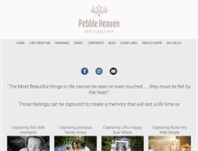 Tablet Screenshot of pebbleheaven.co.uk